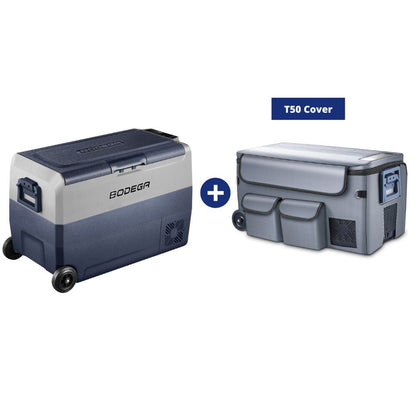 BODEGAcooler Portable Freezer 53qt/50L with Flexible Dual Zone T50