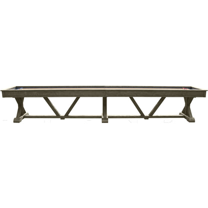 Playcraft Brazos River Pro-Style Shuffleboard Table in Gray - SHBRRWGY12