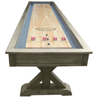 Playcraft Brazos River Pro-Style Shuffleboard Table in Gray - SHBRRWGY12