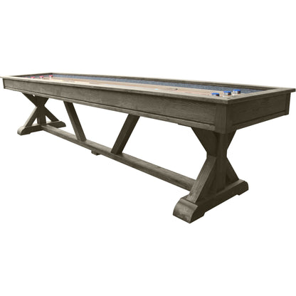 Playcraft Brazos River Pro-Style Shuffleboard Table in Gray - SHBRRWGY12