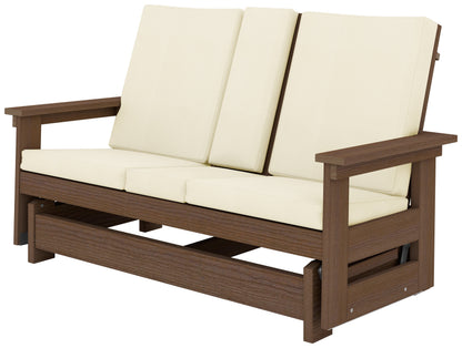 QW Amish Brooklyn Lounge Glider w/Console - 162P-BR5LGC