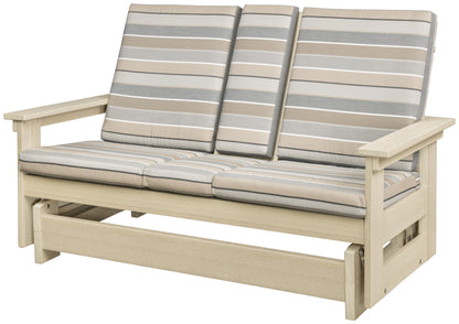 QW Amish Brooklyn Lounge Glider w/Console - 162P-BR5LGC
