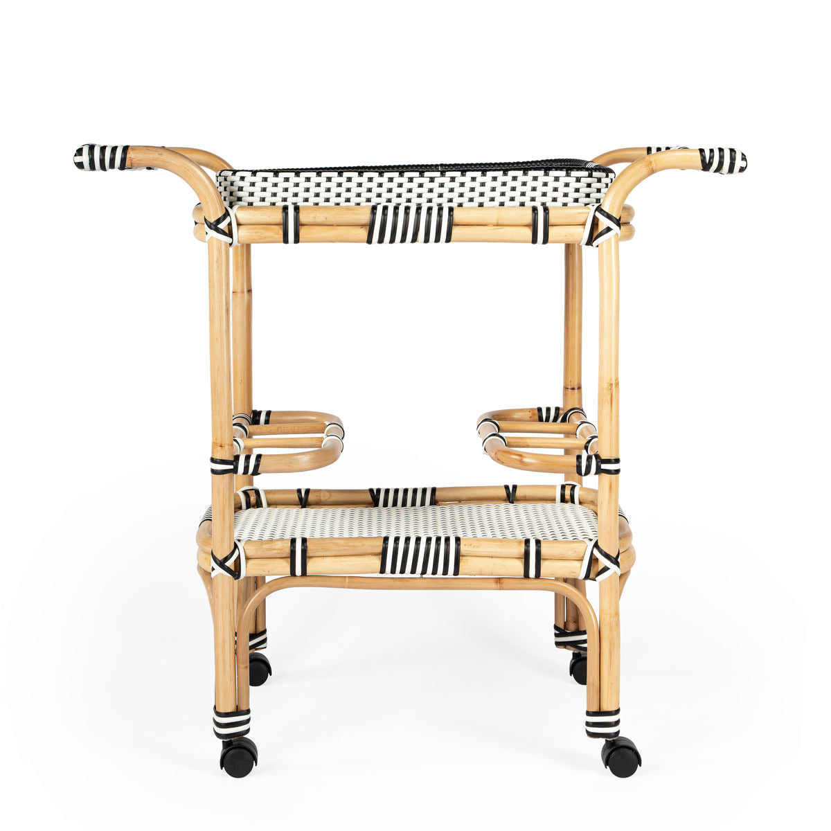 Butler Specialty Selena Rattan Bar Cart
