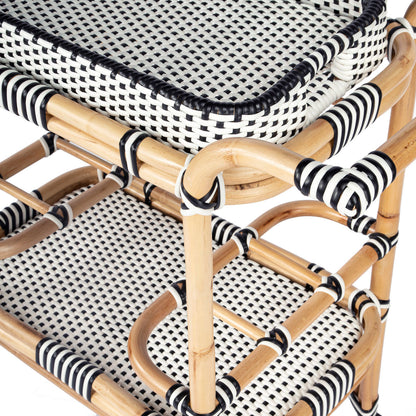 Butler Specialty Selena Rattan Bar Cart
