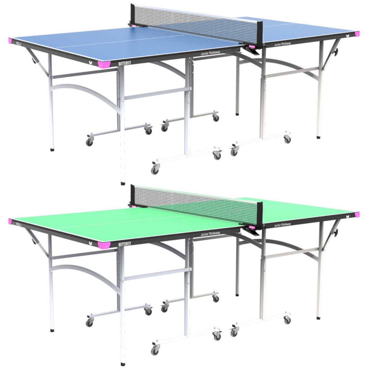 Butterfly Junior Rollaway Ping Pong Table - TJRRBL