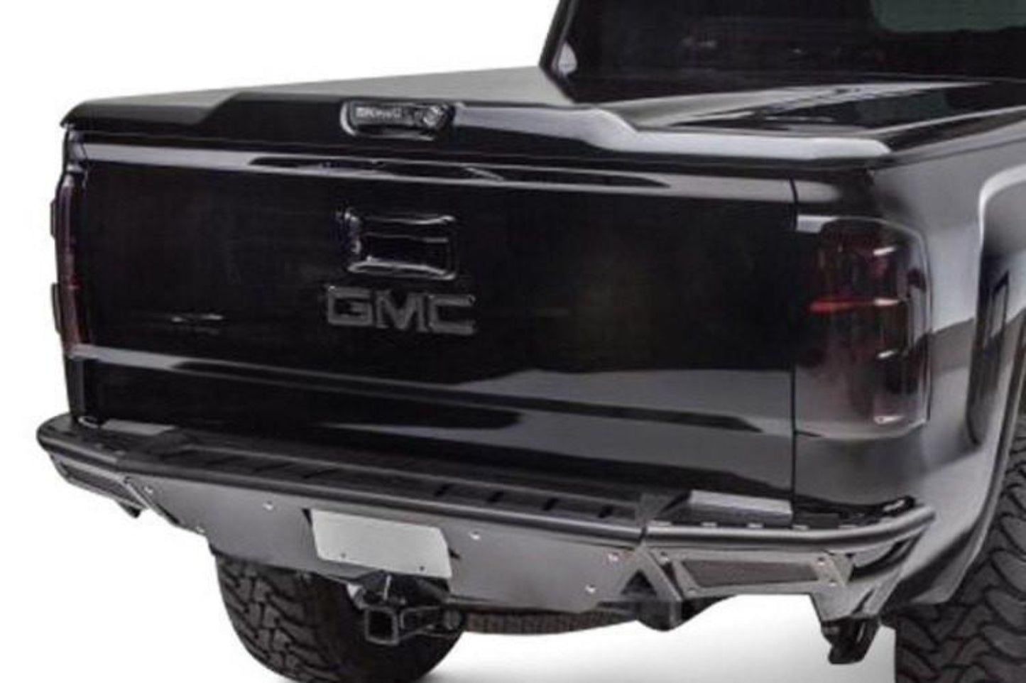 N-Fab C14RBS-H GMC Sierra 1500 2014-2018 RBS Rear Bumper with Skid Plate