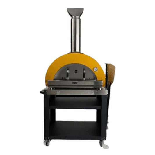 COYOTE 40" DUOMO WOOD FIRED OUTDOOR PIZZA OVEN CART WITH TOOL HOLDER - C1PZCART