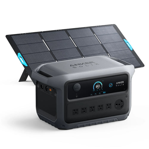 Aurora Generators SOLIX C2000 Gen2 Portable Power Station + 400w Solar Panel - B17831A2