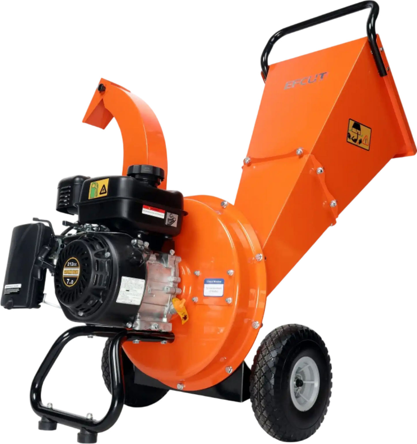 Richell EFCUT C30 Wood Chipper 3" Horizontal 7 HP 212cc 4-stroke Gas-Powered 20:1 Reduction Ratio New - C30