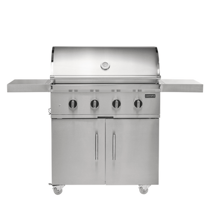 COYOTE CL-SERIES 36" GRILL ON CART - C3CL36+C3S36CT