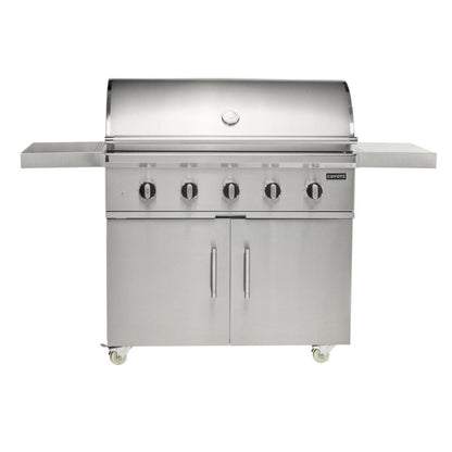 COYOTE CL-SERIES 42" GRILL ON CART - C3CL42+C3S42CT