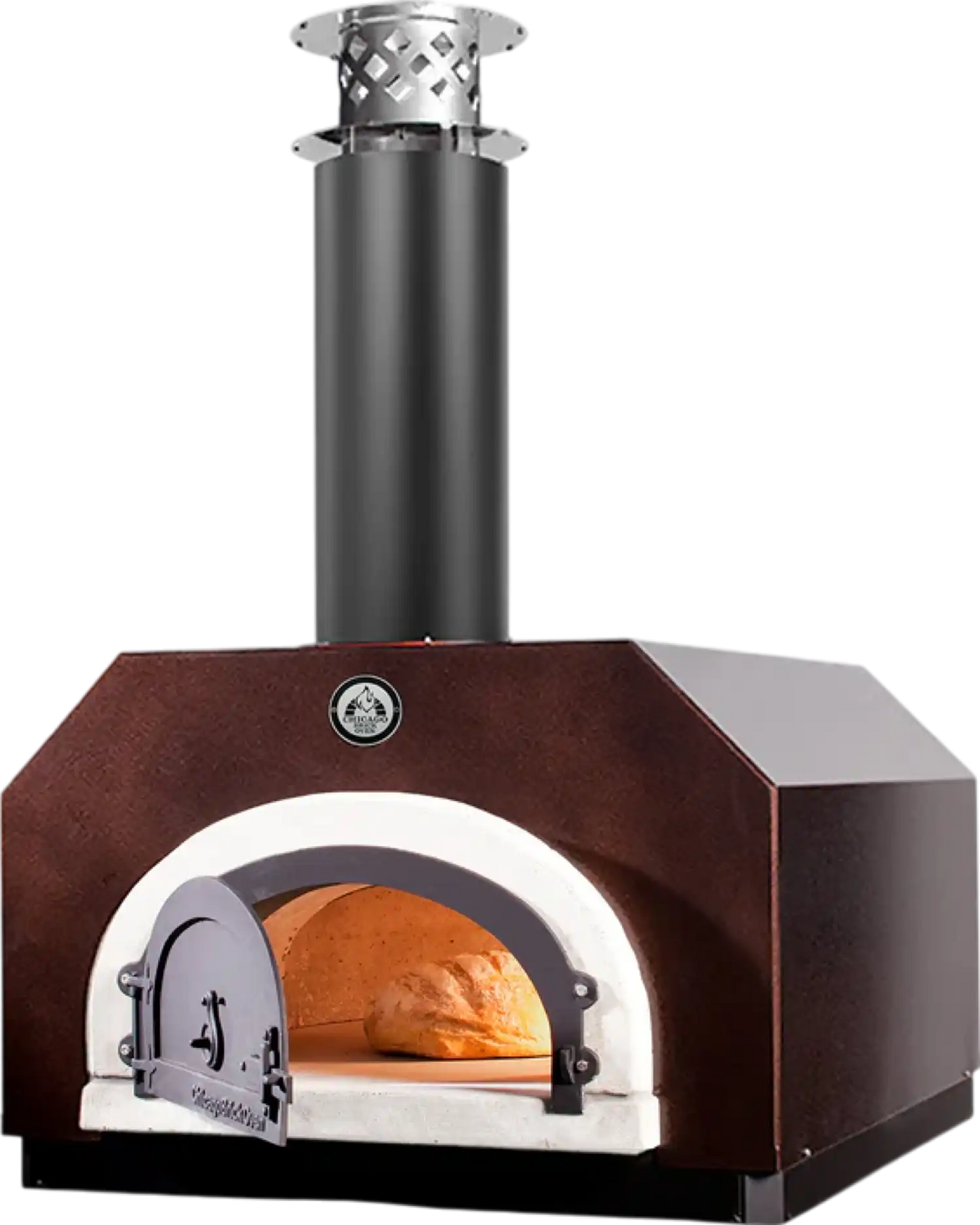 Richell Chicago Brick Oven CBO-500 Countertop Wood Fired Pizza Oven 27" x 22" Cooking Surface New - CBO-O-CT-500-WOOD-COPPER