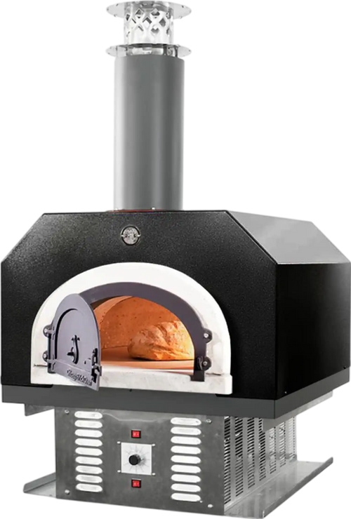 Richell Chicago Brick Oven CBO-750 Hybrid Countertop Pizza Oven Natural Gas Dual-Fuel 38" x 28" Residential Solar Black New - CBO-O-CT-750-HYB-R-SOLAR-NG-3000