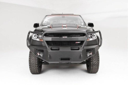 Fab Fours CC15-H3350-1 Chevy Colorado 2015-2020 Premium Front Bumper Winch Ready with Full Guard (Does not fit Chevy Colorado ZR2)