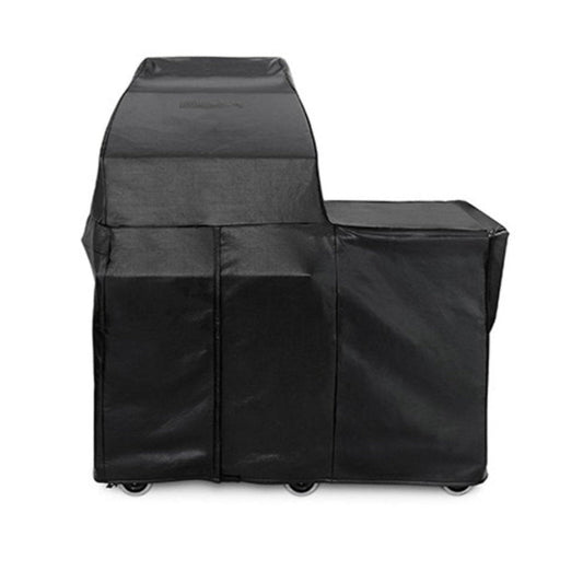 Lynx Carbon Fiber Vinyl Cover for Freestanding Napoli Outdoor Oven - CCLPZAF