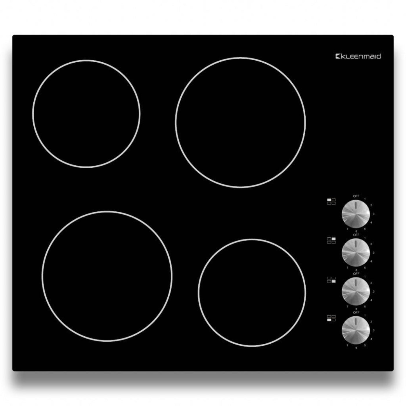 Kleenmaid CCTB6020 60cm Knob Control Ceramic Cooktop - CCTB6020