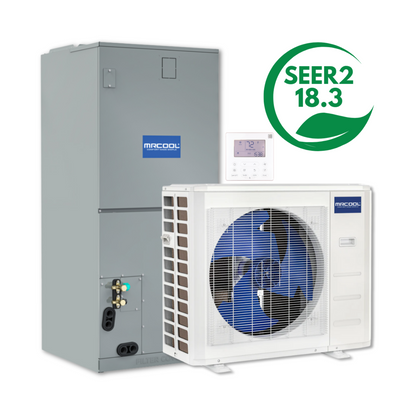 MRCOOL Hyper Heat 2nd Gen 24K BTU 2 Ton 18.3 SEER2 Central Ducted Heat Pump Split System, -  CENTRAL-24-HP-230B00-O