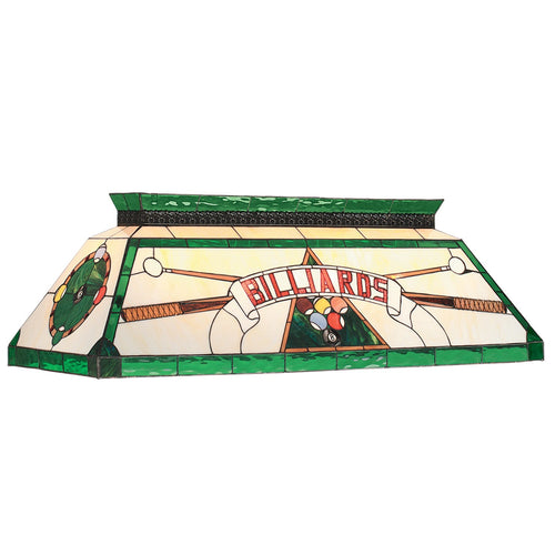 RAM Game Room 44″ Tiffany Billiard Light-Green CF BILLIARD GRN