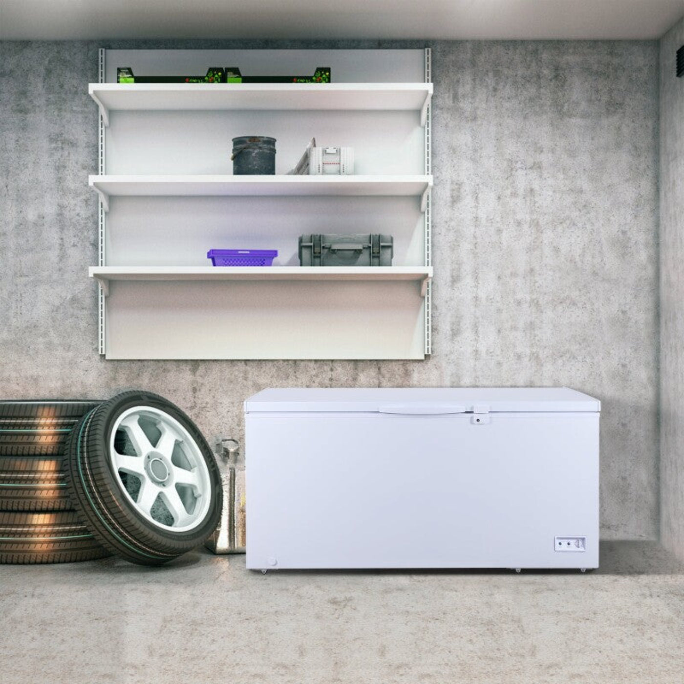Avanti 17.2 cu. ft. Garage Ready Chest Freezer, White - CF171F0WA