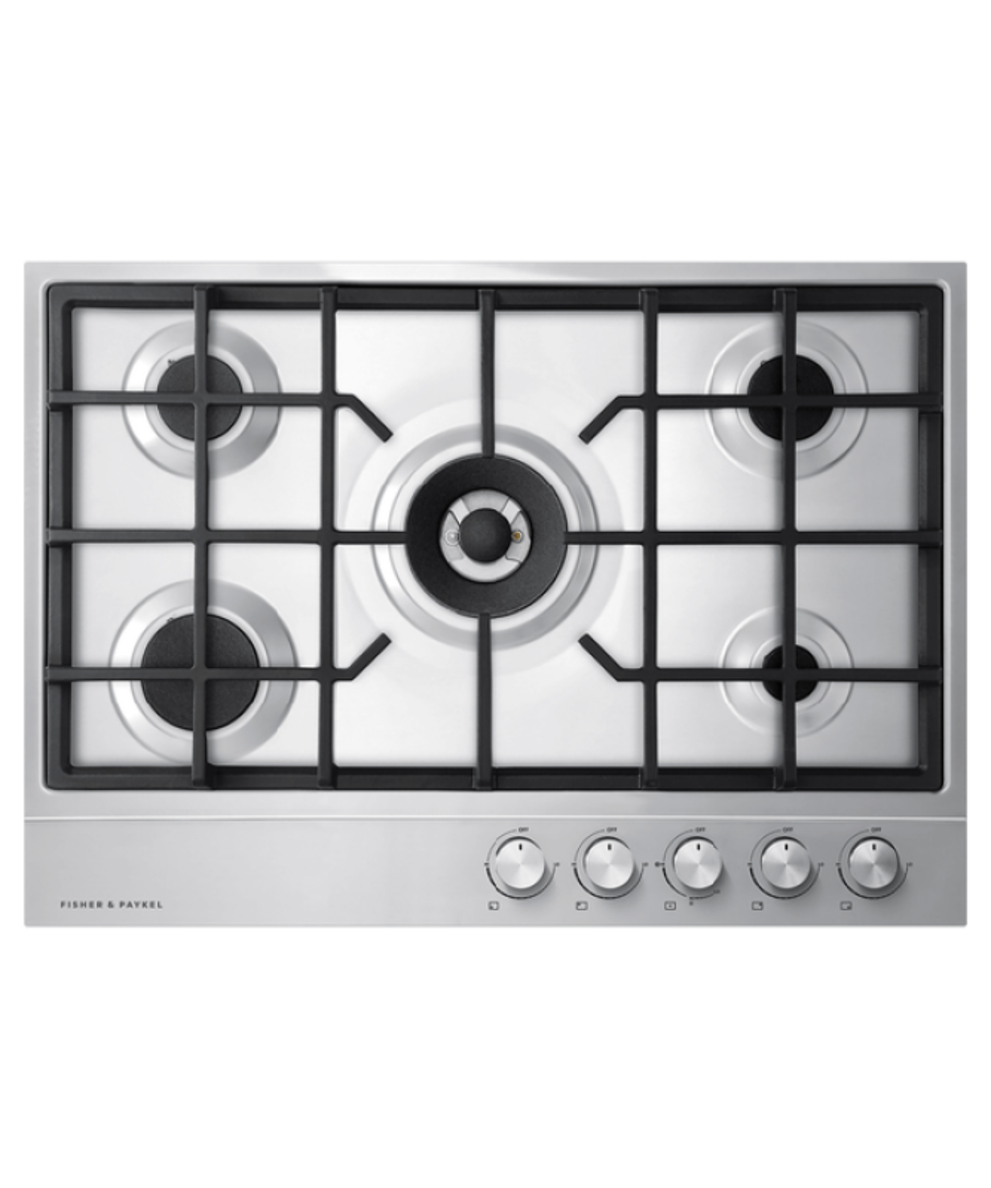 Fisher Paykel 30" Series 7 5 Burner Gas Cooktop, Natural Gas Stainless Steel - CG305DNGX1N