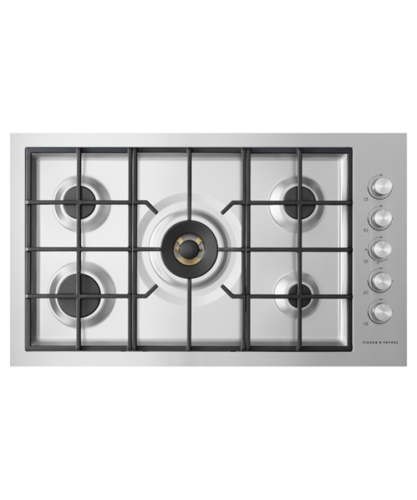 Fisher Paykel Gas on Steel Cooktop, 36", Flush Fit, LPG Other - CG365DLPRX2N