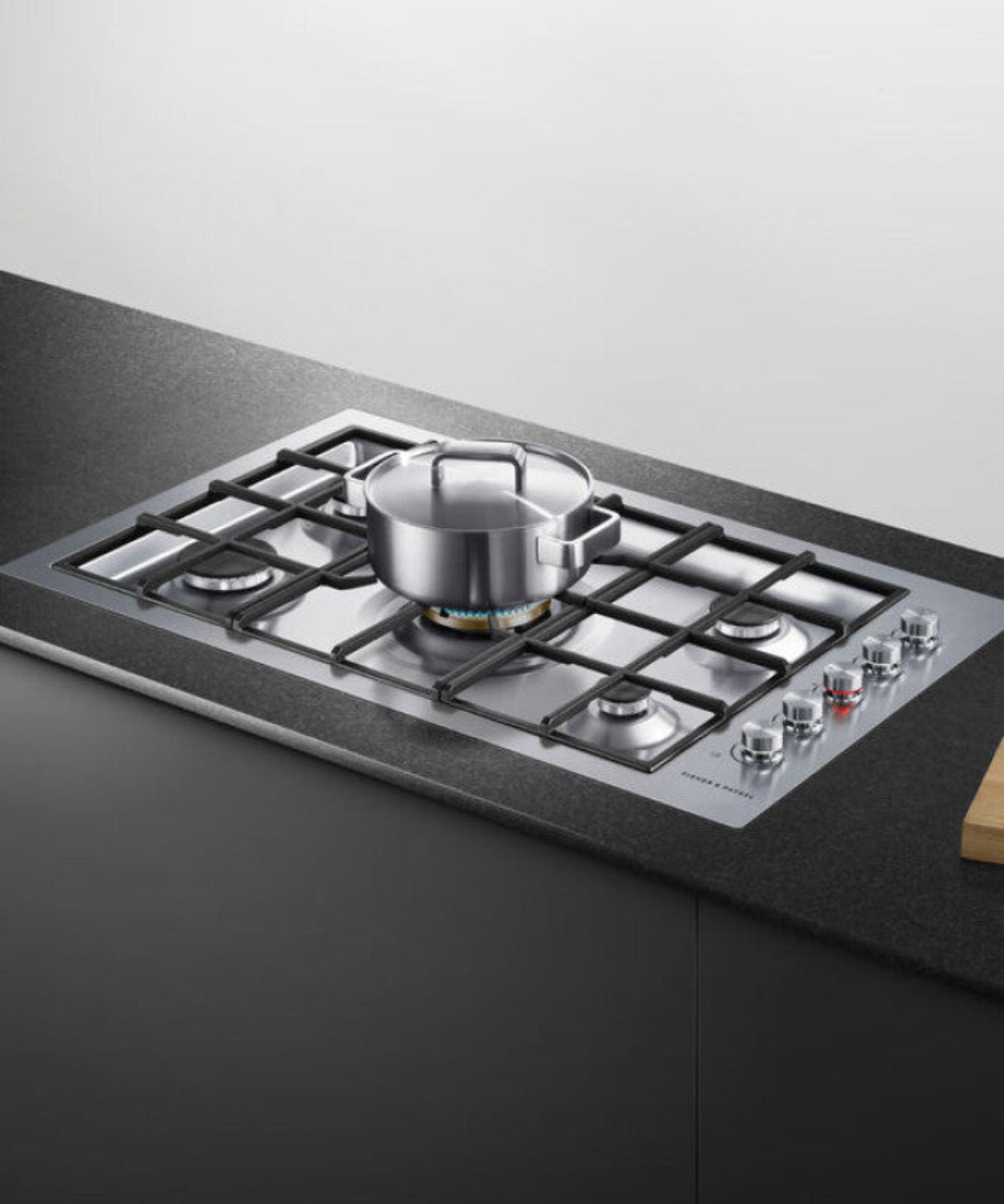 Fisher Paykel Gas on Steel Cooktop, 36", Flush Fit, LPG Other - CG365DLPRX2N
