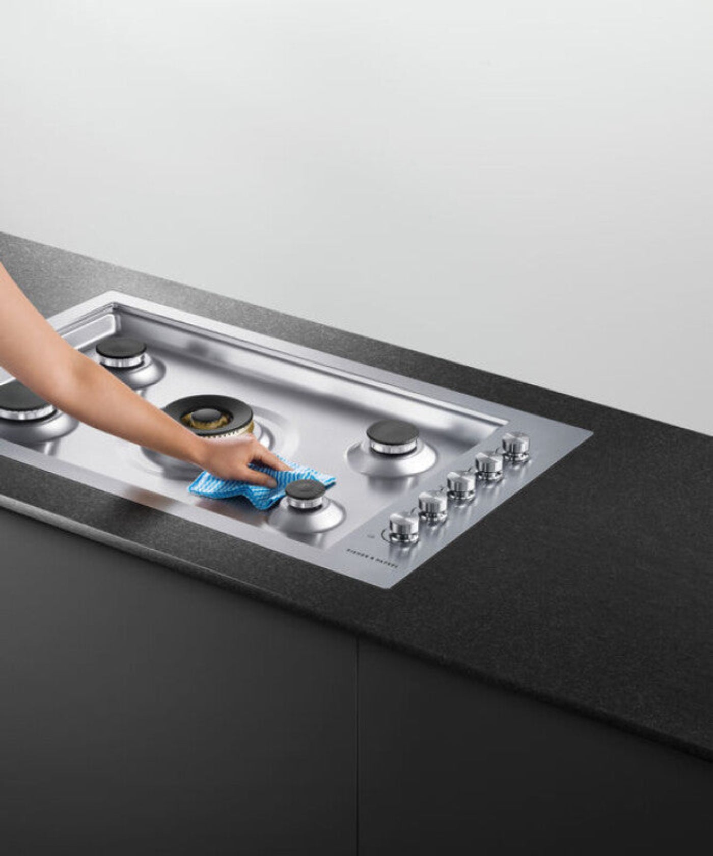 Fisher Paykel Gas on Steel Cooktop, 36", Flush Fit, LPG Other - CG365DLPRX2N