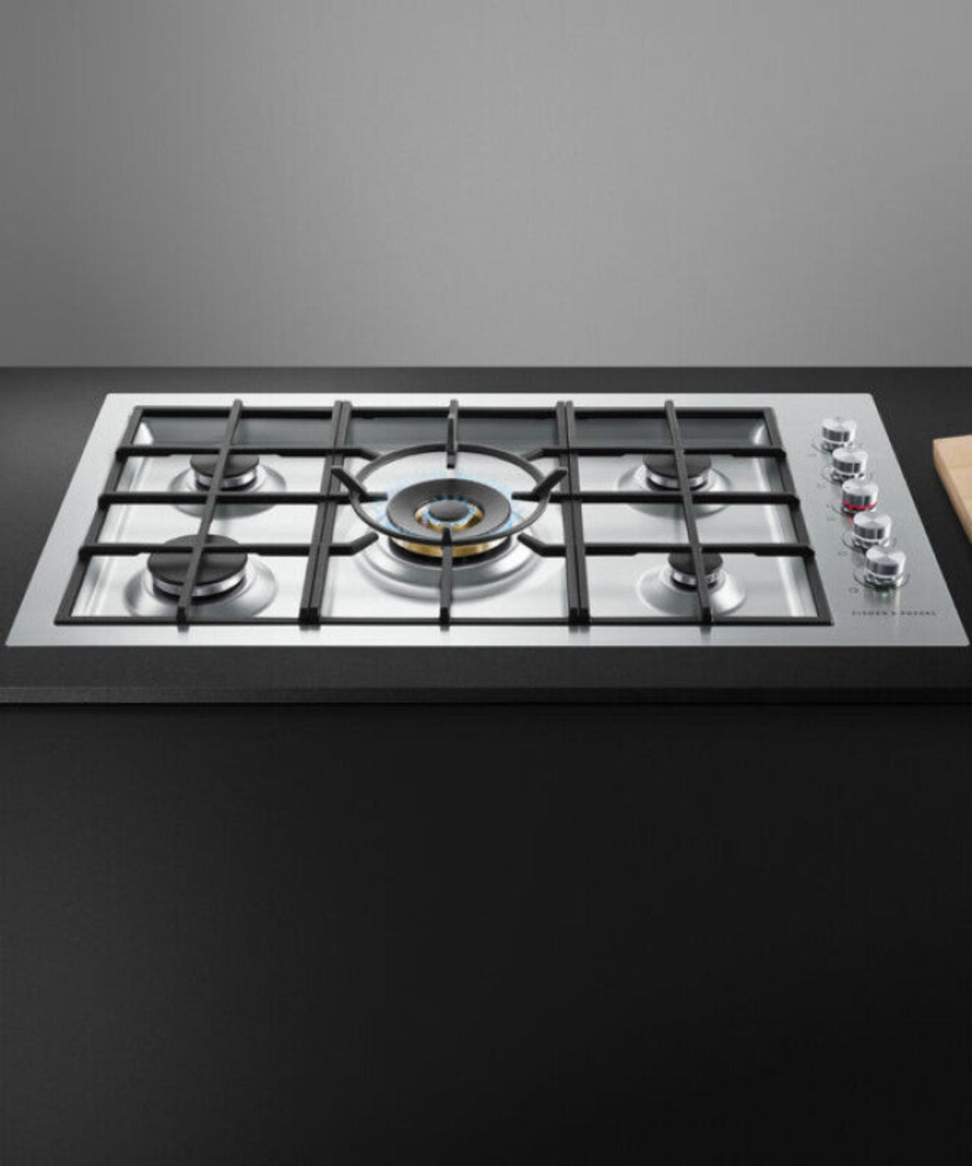 Fisher Paykel Gas on Steel Cooktop, 36", Flush Fit, LPG Other - CG365DLPRX2N