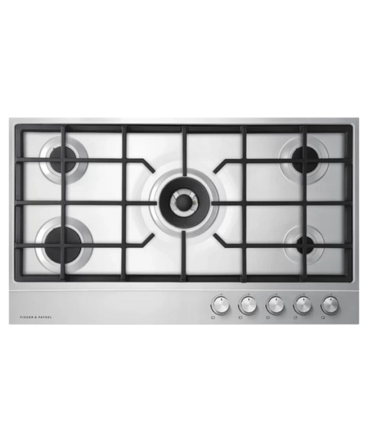 Fisher Paykel Gas on Steel Cooktop, 36", LPG Other - CG365DLPX1N