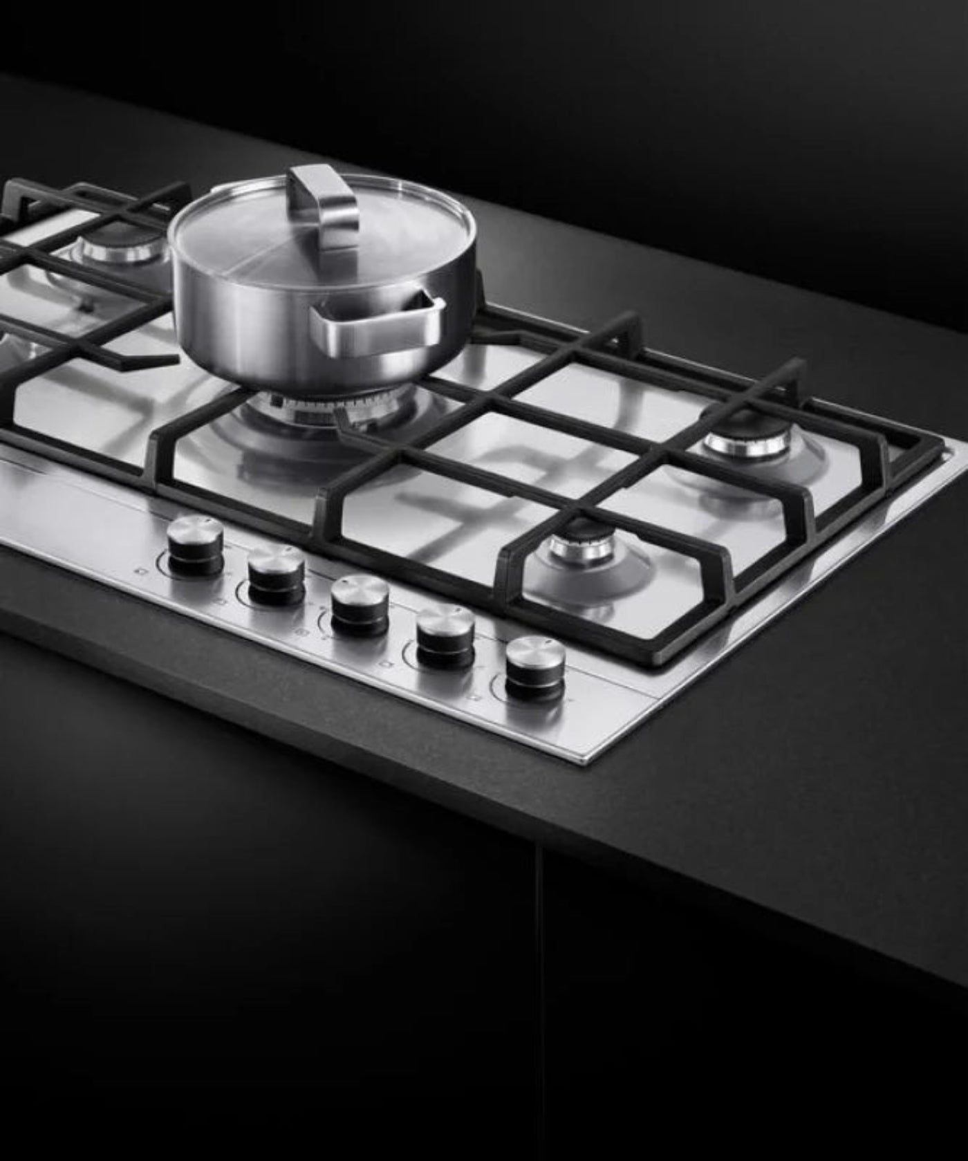Fisher Paykel Gas on Steel Cooktop, 36", LPG Other - CG365DLPX1N