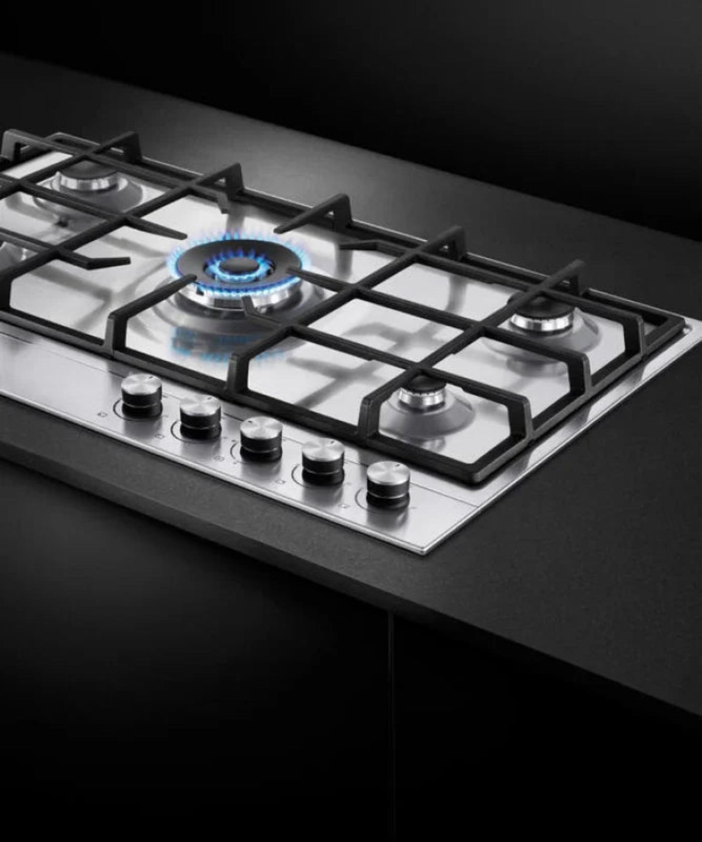 Fisher Paykel Gas on Steel Cooktop, 36", LPG Other - CG365DLPX1N