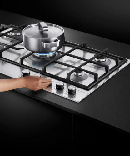 Fisher Paykel Gas on Steel Cooktop, 36", LPG Other - CG365DLPX1N