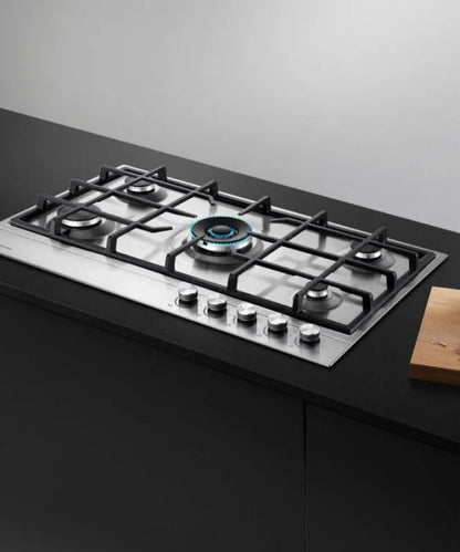 Fisher Paykel Gas on Steel Cooktop, 36", LPG Other - CG365DLPX1N