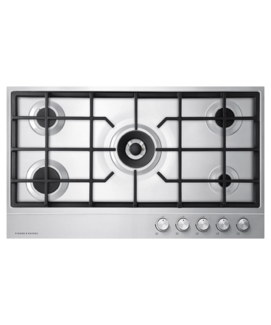 Fisher Paykel 36" Series 7 5 Burner Gas Cooktop, Natural Gas Stainless Steel - CG365DNGX1N