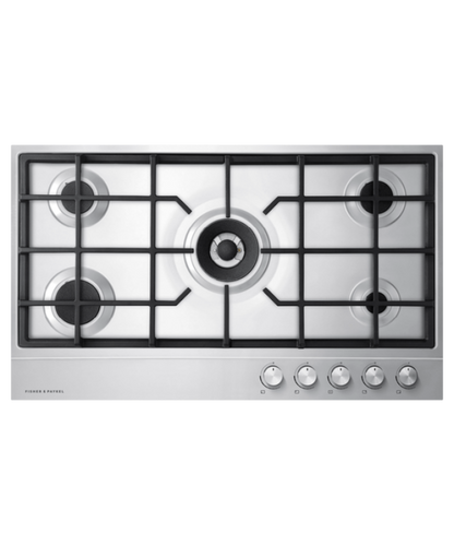 Fisher Paykel 36" Series 7 5 Burner Gas Cooktop, Natural Gas Stainless Steel - CG365DNGX1N