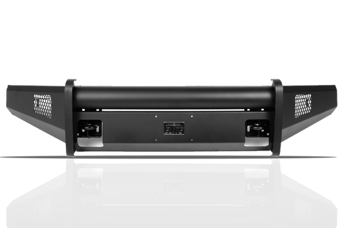 Fab Fours CH08-Q2061-1 Chevy Silverado 2500/3500 2007.5-2010 Black Steel Elite Front Bumper No Guard