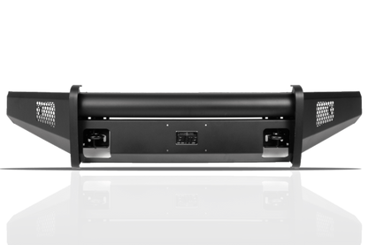 Fab Fours CH14-Q3061-1 Chevy Silverado 2500/3500 2015-2019 Black Steel Elite Front Bumper No Guard with Tow Hooks