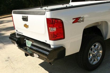 Fab Fours CH08-T1450-1 GMC Sierra 2500/3500 2007.5-2010 Black Steel Rear Bumper