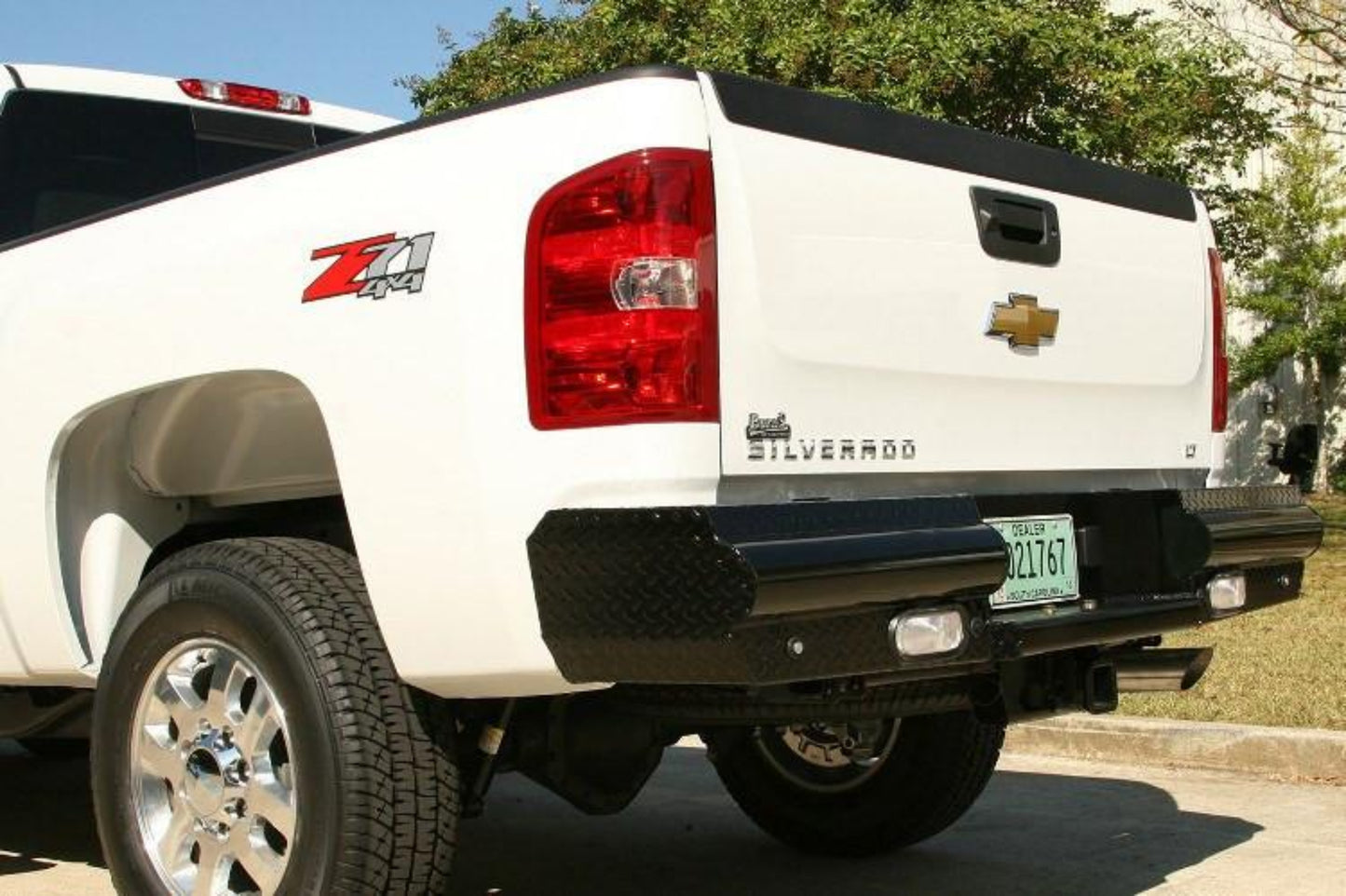 Fab Fours CH08-T1450-1 GMC Sierra 2500/3500 2007.5-2010 Black Steel Rear Bumper