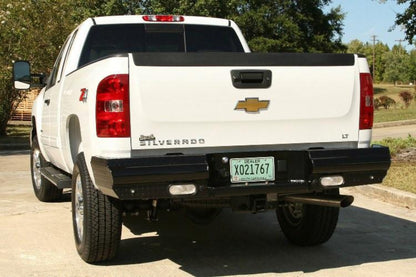 Fab Fours CH08-T1450-1 GMC Sierra 2500/3500 2007.5-2010 Black Steel Rear Bumper