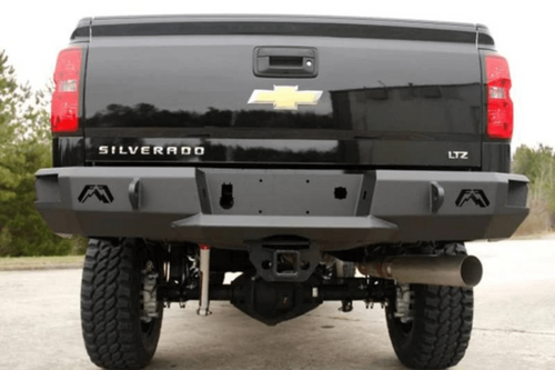 Fab Fours CH08-W1450-1 Chevy Silverado 2500/3500 HD 2007.5-2010 Premium Rear Bumper Without Sensor