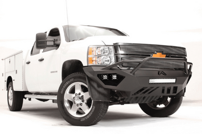 Fab Fours CH11-V2752-1 Chevy Silverado 2500/3500 2011-2014 Vengeance Front Bumper with Pre-Runner Guard with Sensor