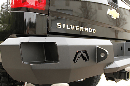 Fab Fours CH14-W3050-1 Chevy Silverado 2500/3500 HD 2015-2019 Premium Rear Bumper Without Sensor