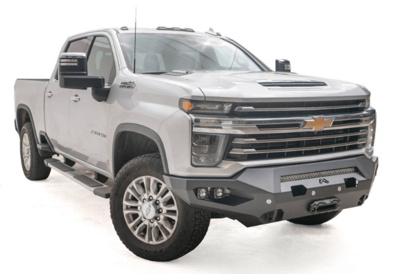 Fab Fours CH20-X4951-1 Chevy Silverado 2500/3500 HD 2020-2023 Matrix Front Bumper Winch Ready No Guard