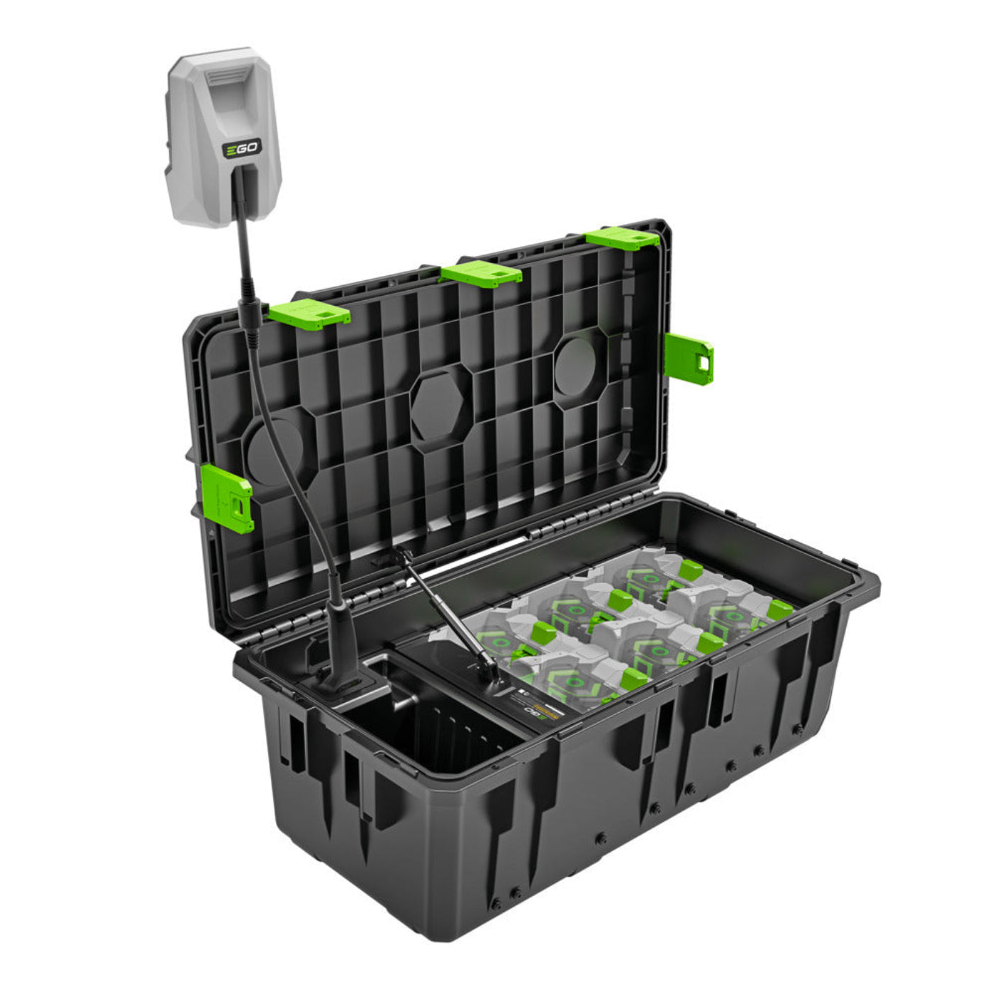EGO Power+ Commercial 6-Port Mobile Charging Case with Charging Adapter Kit - CHU6001