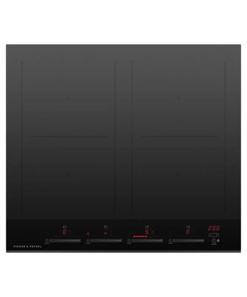 Fisher Paykel 24" Series 7 4 Zone Induction Cooktop, with SmartZone Black Glass - CI244DTB4