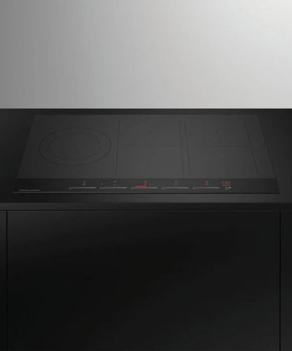 Fisher Paykel 36" Series 7 5 Zone Induction Cooktop, 2 Smart Zones Black Glass - CI365DTB4