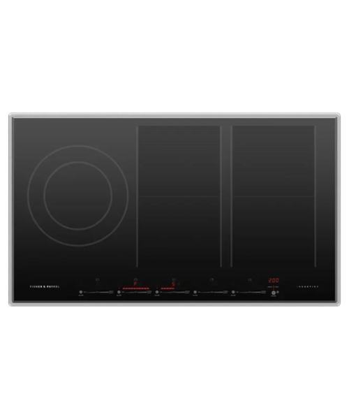 Fisher Paykel 36" Series 7 5 Zone Induction Cooktop, 2 Smart Zones Black Glass - CI365PTX4
