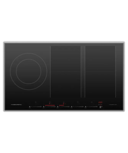 Fisher Paykel 36" Series 7 5 Zone Induction Cooktop, 2 Smart Zones Black Glass - CI365PTX4
