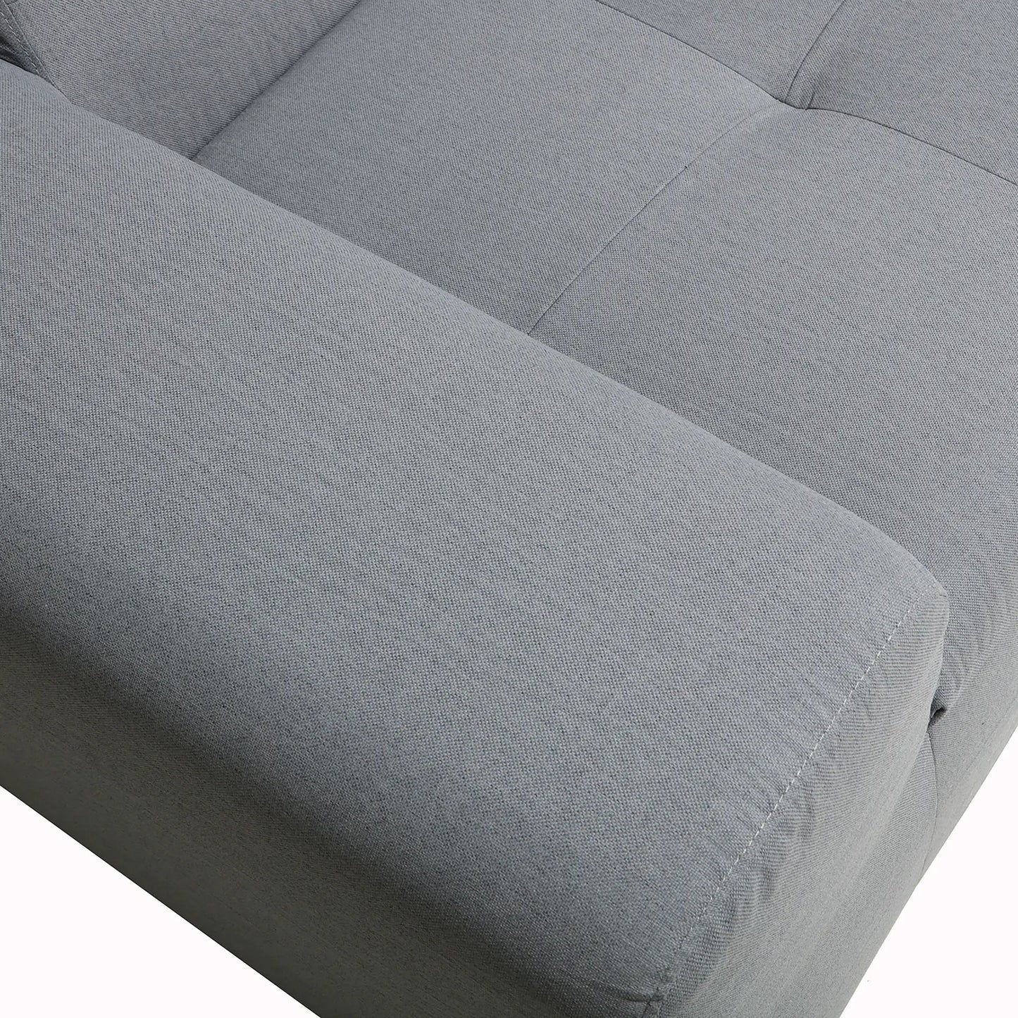 Deko Living 2 Piece Seating Gray Compressed Foam Sectional Sofa  - CIF50017SET